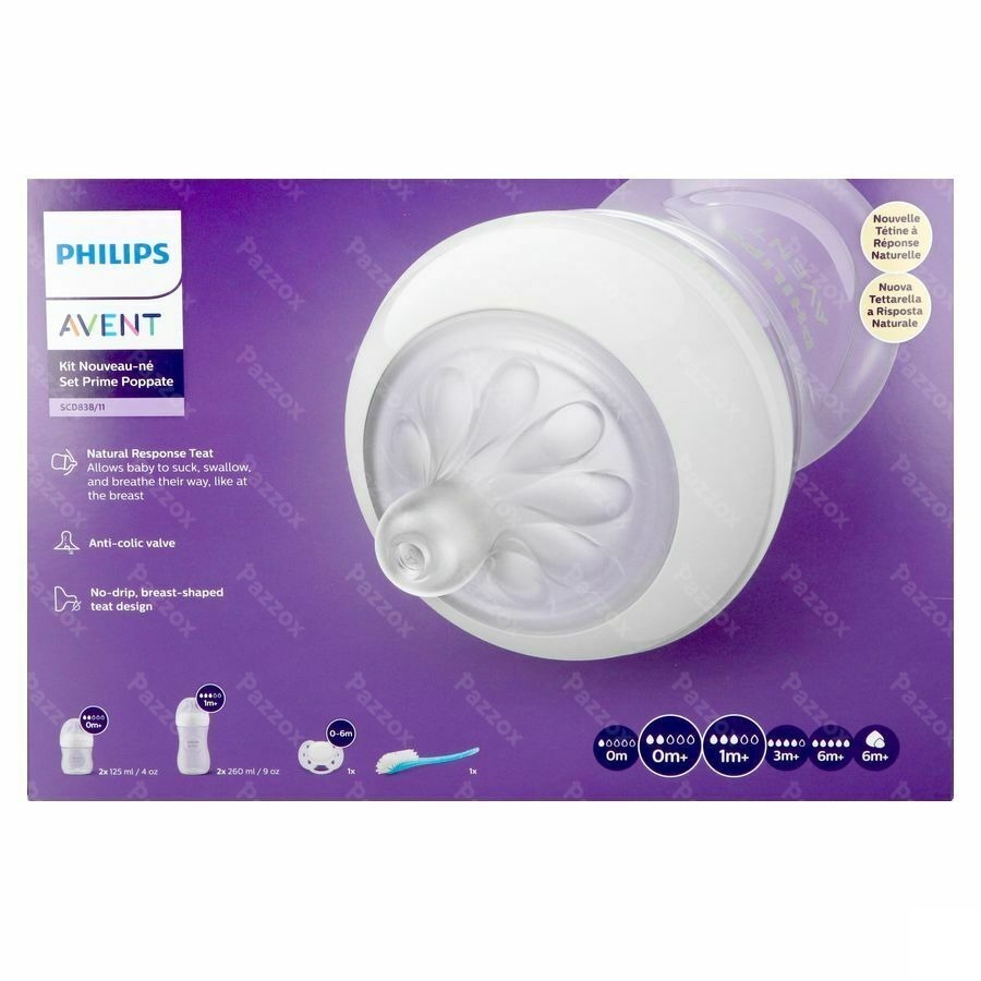 Avent Natural Response 3.0 Kit Nouveau-ne Biberon 4