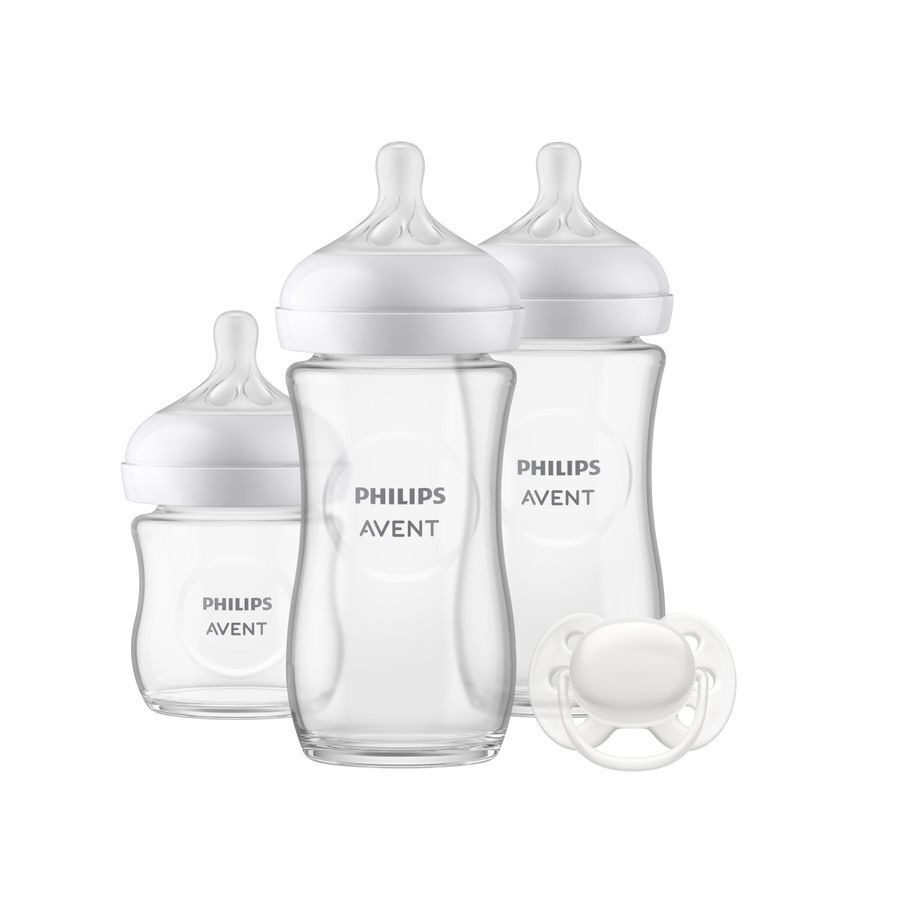 Avent Natural 3.0 Kit Nouveau-ne Biberons 3 En Verre