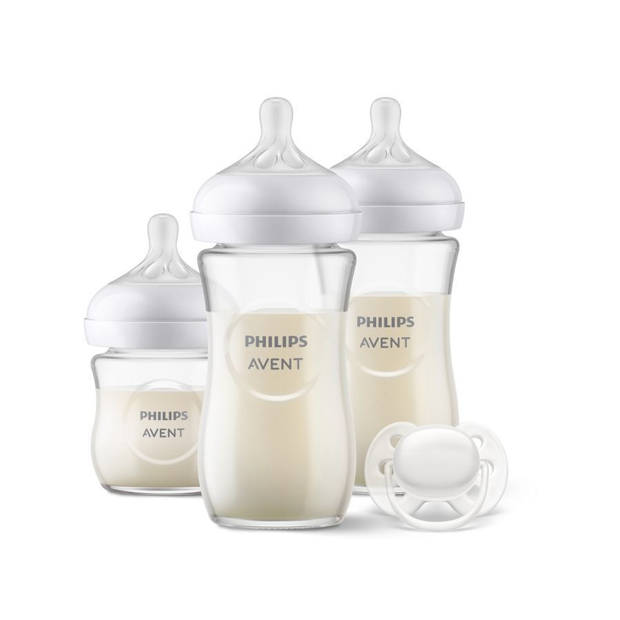 Avent Natural 3.0 Kit Nouveau-ne Biberons 3 En Verre