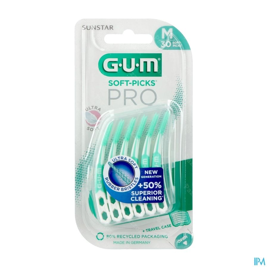Gum Soft Picks Pro Medium 30 Pièces