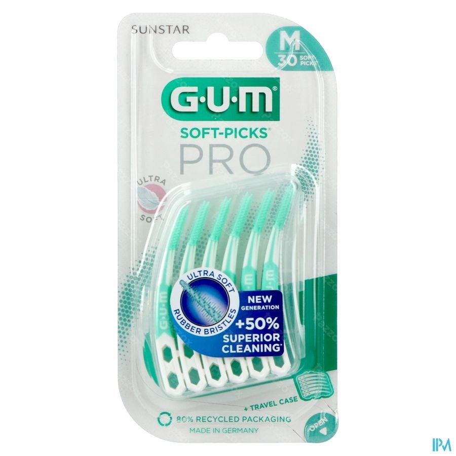 Gum Soft Picks Pro Medium 30 Pièces