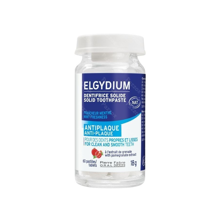 Elgydium Dentifrice Solide A/plaque Pastilles 60