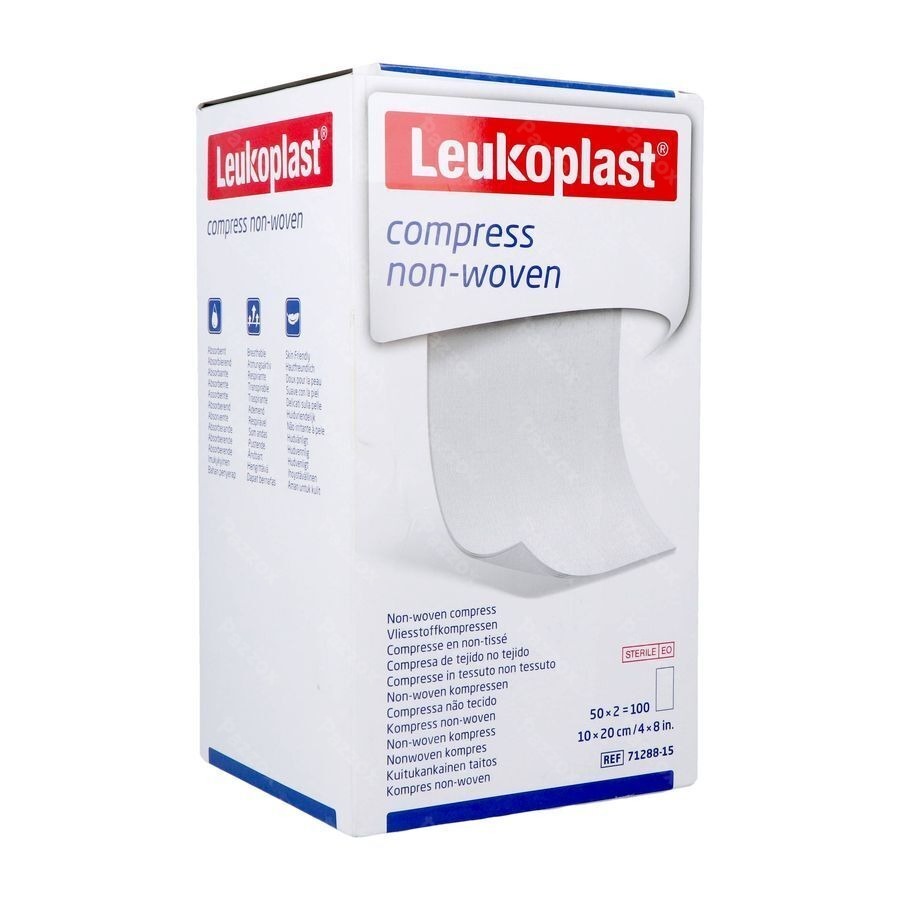 Leukoplast Compress N/woven St. 10cmx20cm 50x2