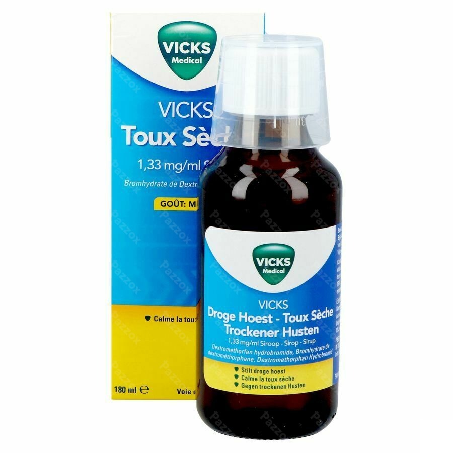 Vicks Toux Seche Sirop 180ml