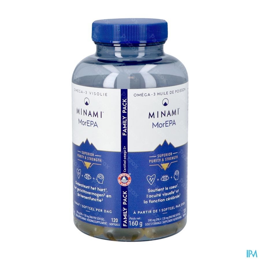 Minami MorEPA Smart Fats 120 Capsules