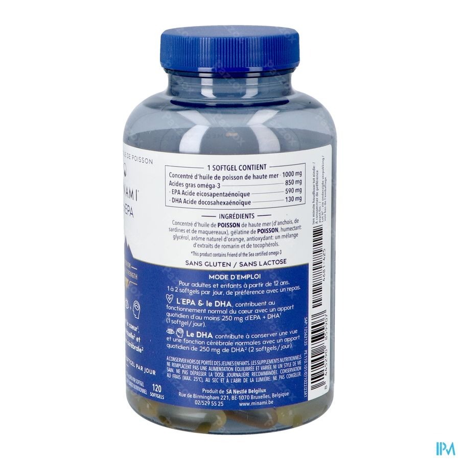 Minami MorEPA Smart Fats 120 Capsules