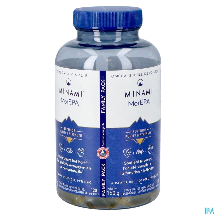Minami MorEPA Smart Fats 120 Capsules