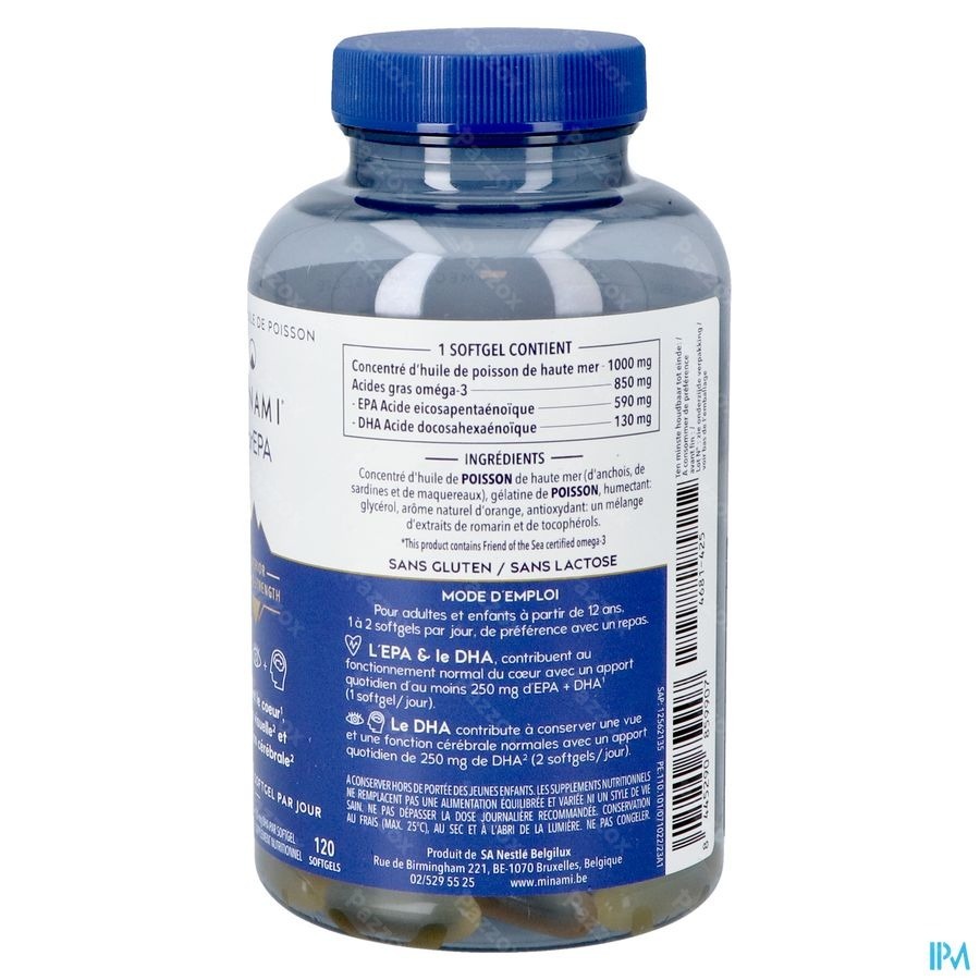 Minami MorEPA Smart Fats 120 Capsules