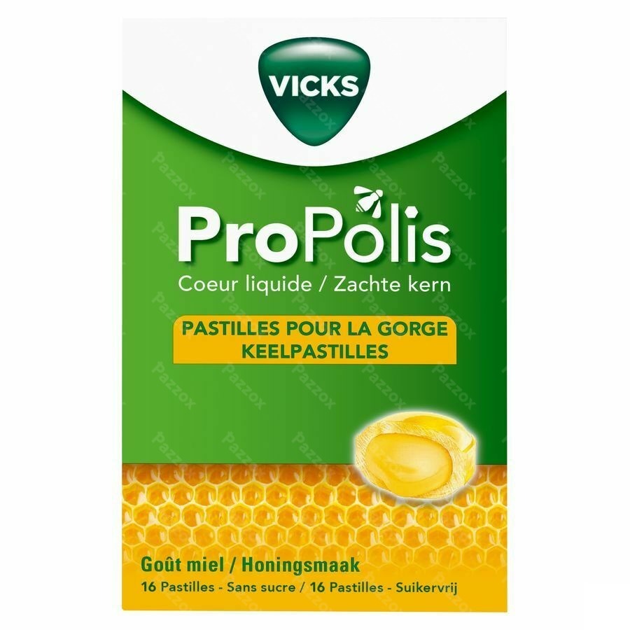 Vicks Propolis Coeur Liquide Comp A Sucer 16