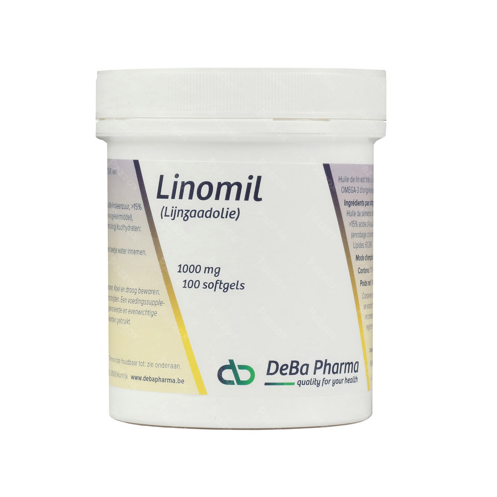 Deba Linomil 100x1g Softgels