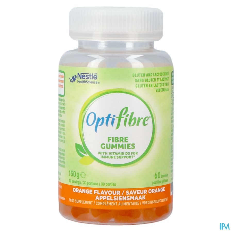 Nestle Optifibre Fibre Orange Gommes 60
