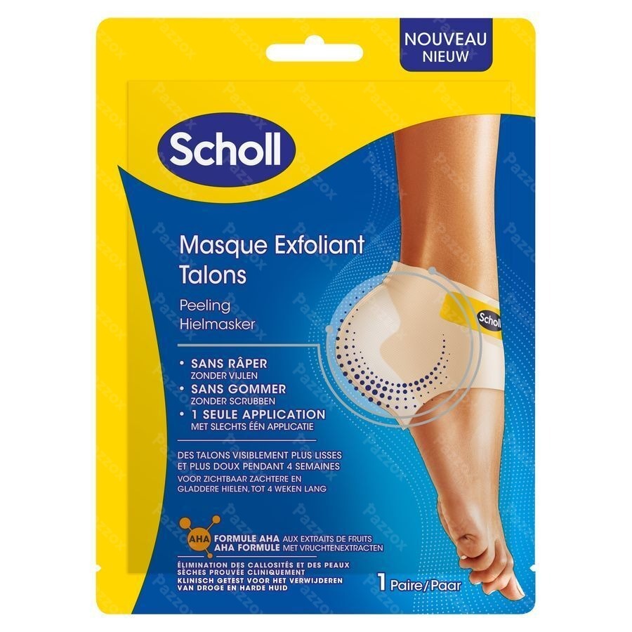 Scholl Masque Exfoliant Talon 18g