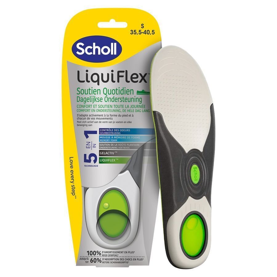 Scholl Semelles Liquiflex Soutien Quotid.s 1 Paire