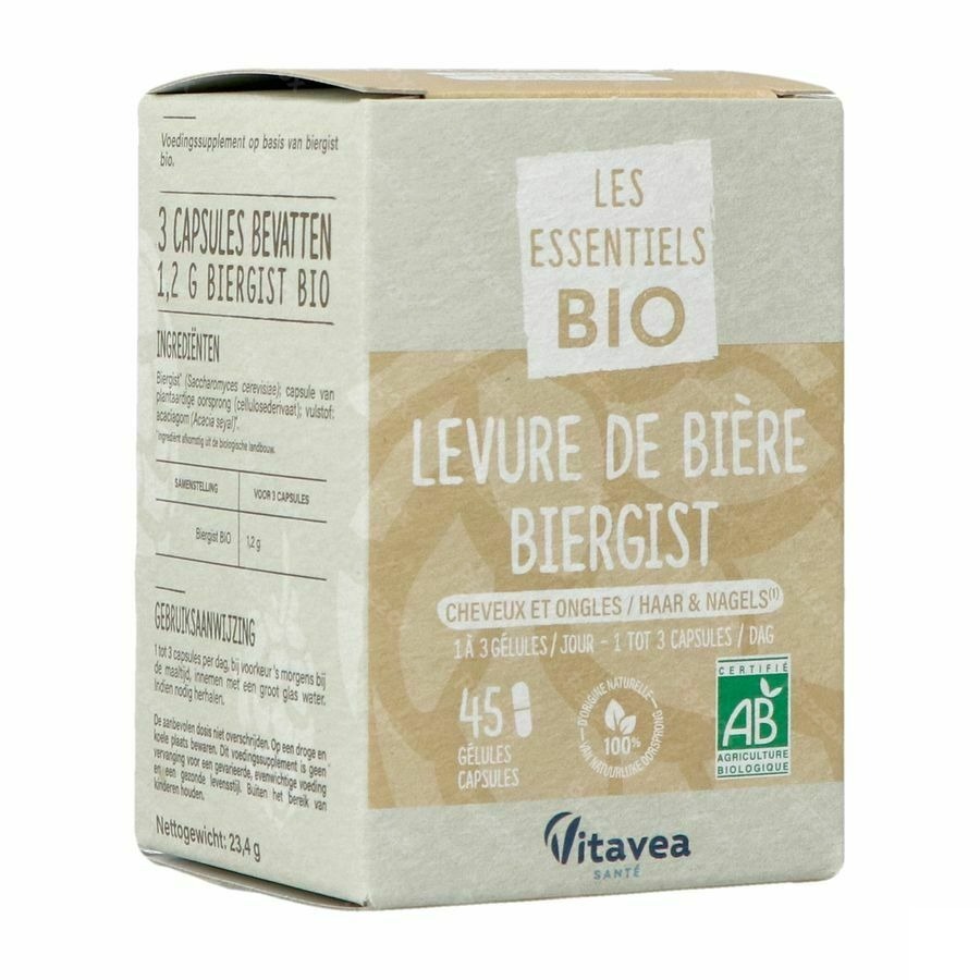 Vitavea Levure Biere Bio Caps 45