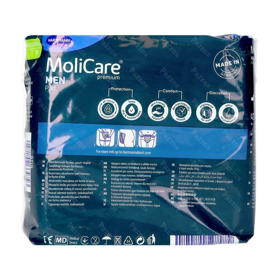 Molicare Premium Men Pad 2d 14 1680670