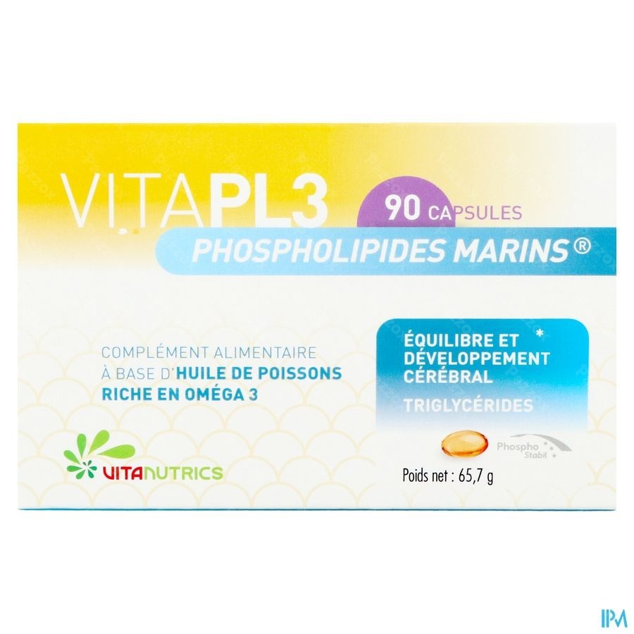 Vitapl3 Phospholipides Marins Caps 90