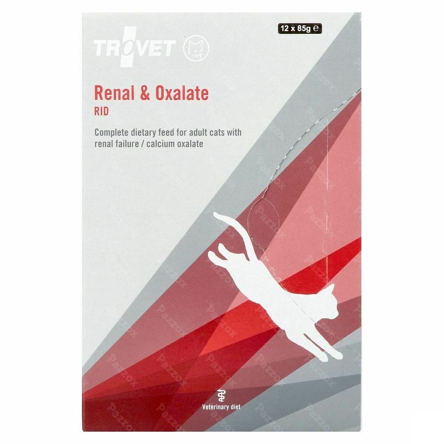 Trovet Rid Renal&oxalate Chat Chicken 12x85g Vmd