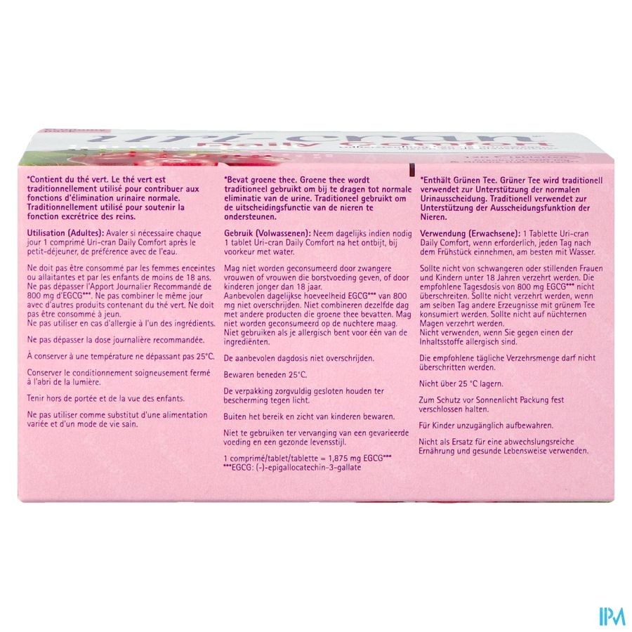 Uri-Cran Daily Comfort 120 Comprimés