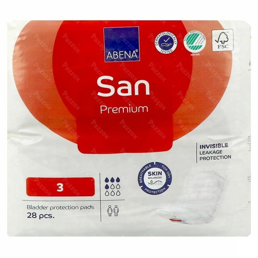 Abena San Premium 3 Lange Anatomique 28