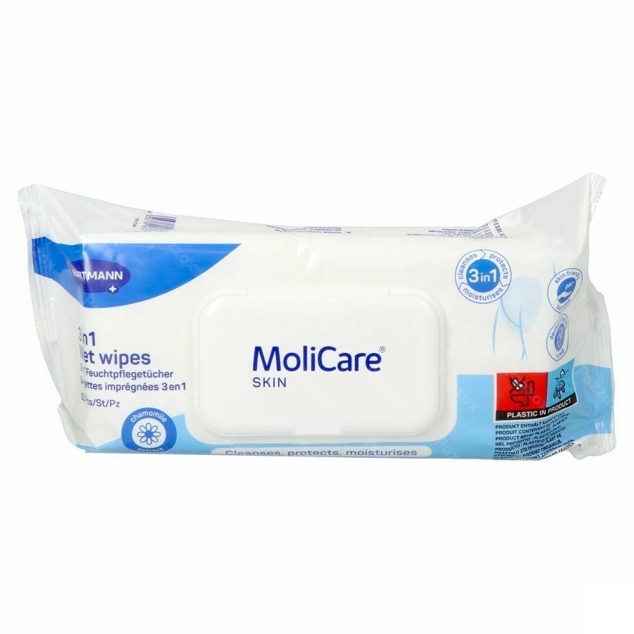 Molicare Skin 3en1 Wet Wipes 50 9950961