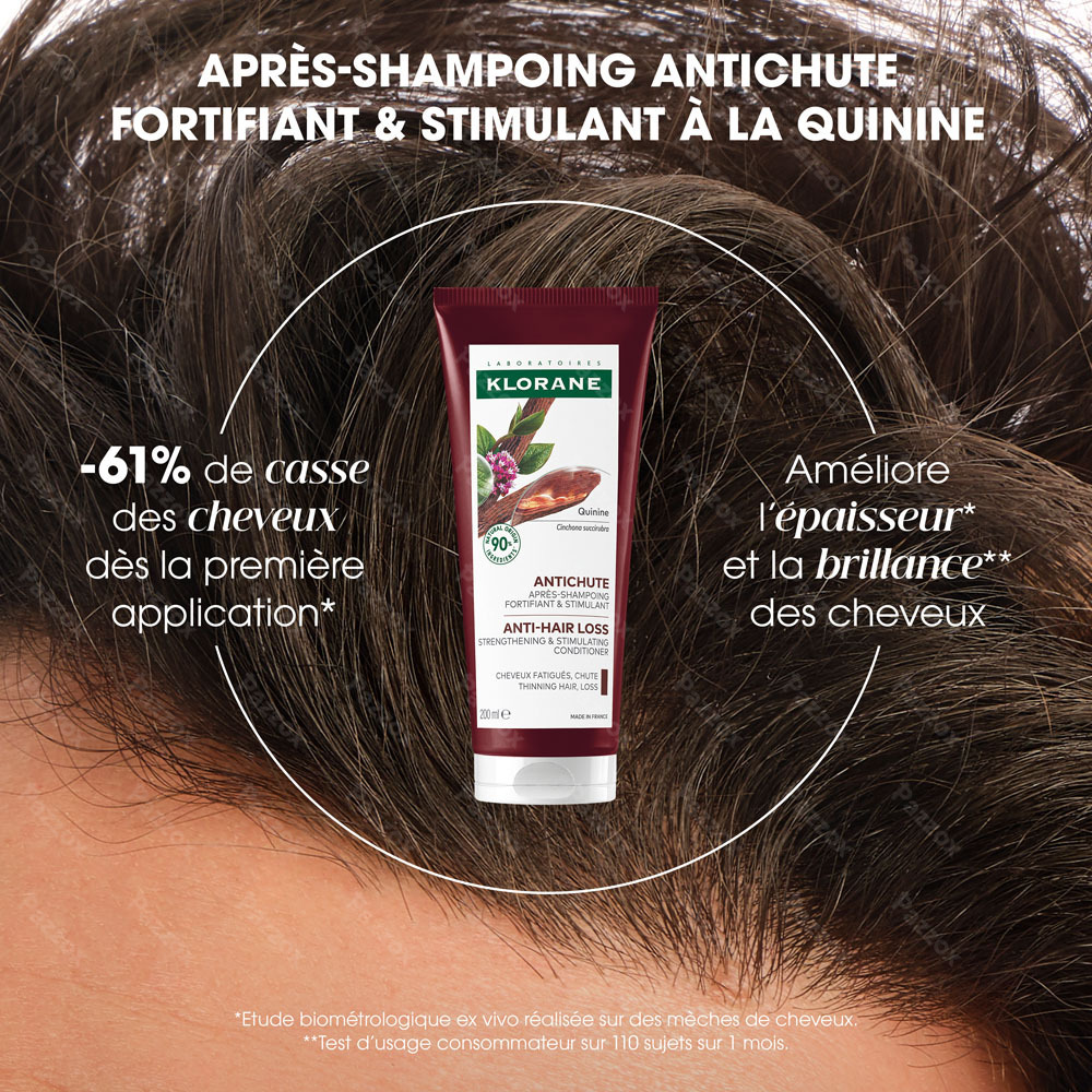 Klorane Après-shampoing anti-chute à la Quinine 200ml