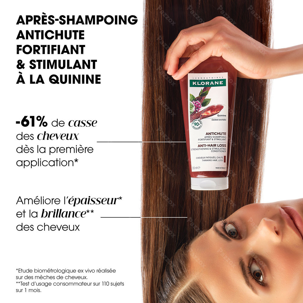 Klorane Après-shampoing anti-chute à la Quinine 200ml
