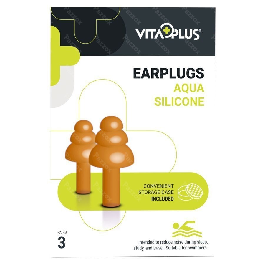 Pharmex Bouchons Oreille Sil Natation Vitaplus 3x2