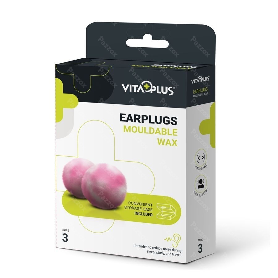 Pharmex Bouchons Oreille Malleabl.cire Vitaplus3x2