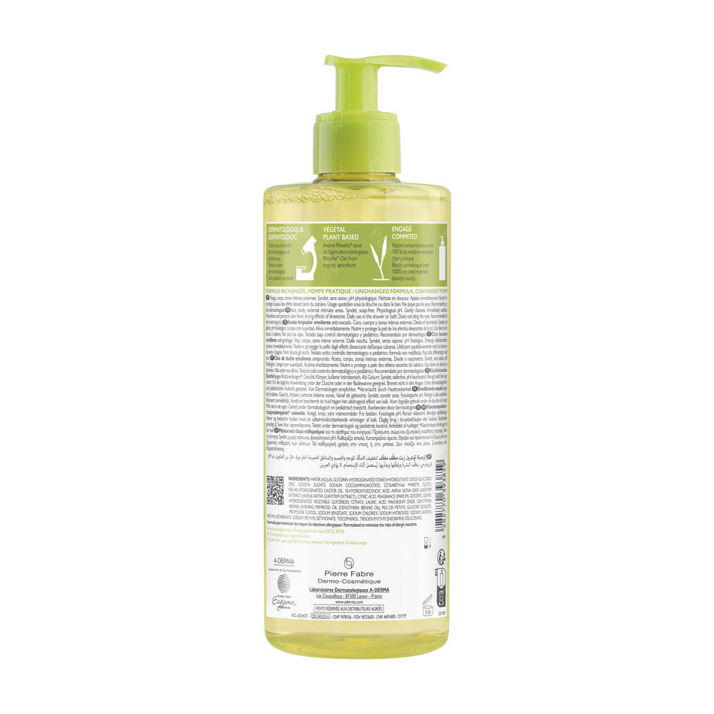A-Derma Exomega Control Huile Lavante 500ml