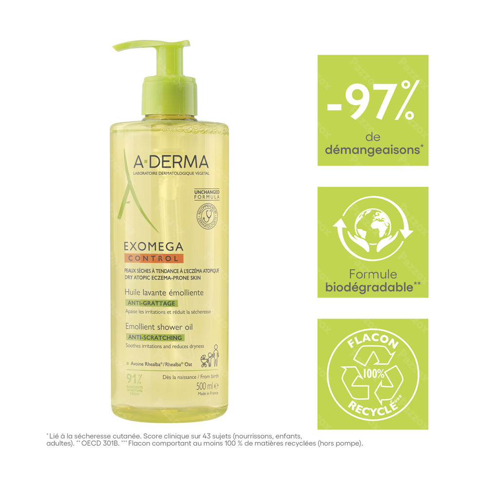 A-Derma Exomega Control Huile Lavante 500ml