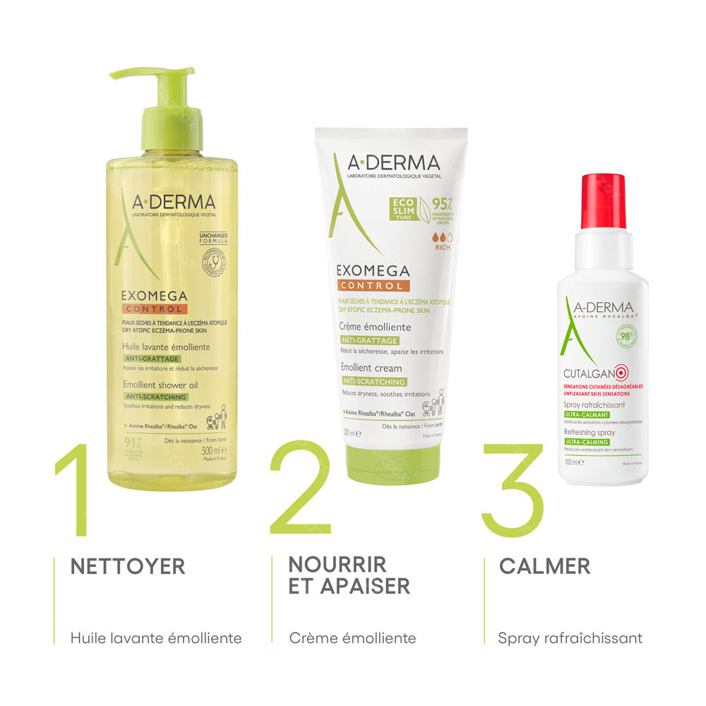 A-Derma Exomega Control Huile Lavante 500ml