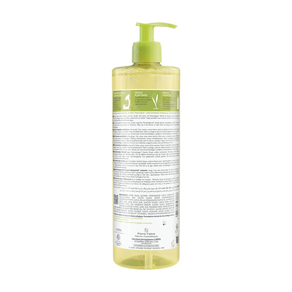 A-Derma Exomega Control Huile Lavante Emollient 750ml