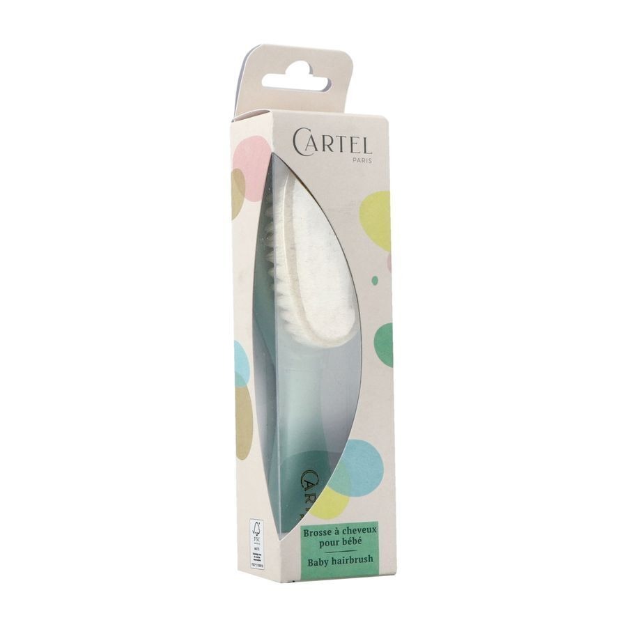 Cartel Brosse Cheveux Bebe Verte Asie