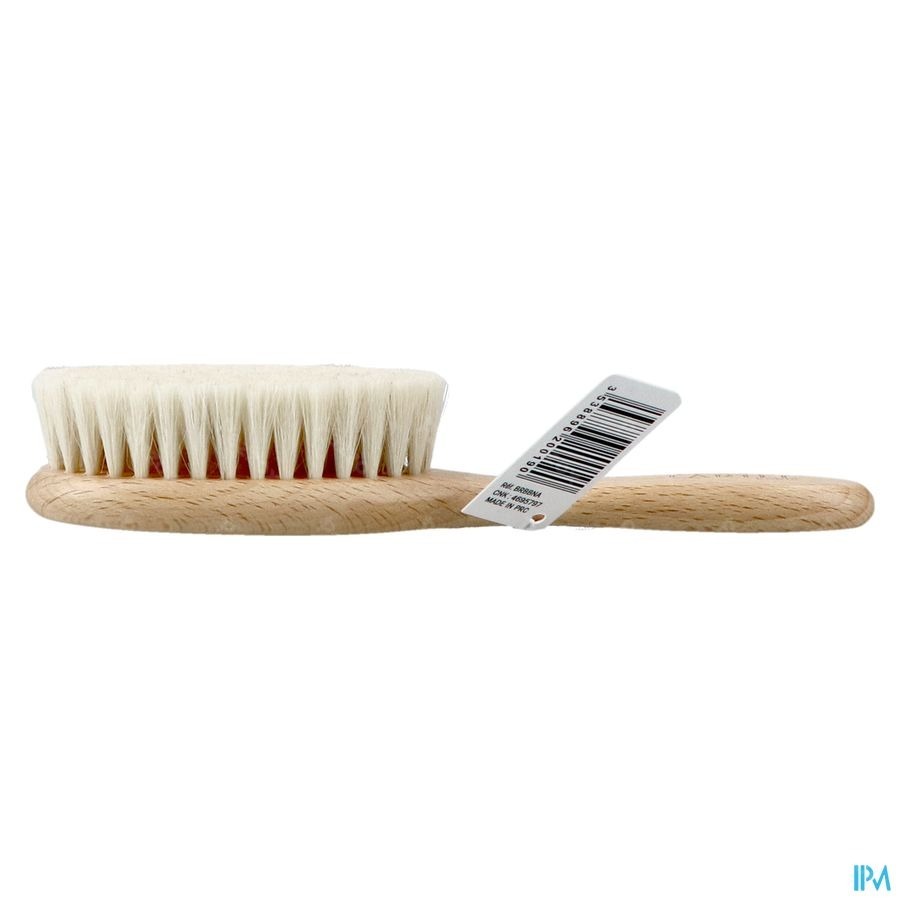 Cartel Brosse Cheveux Bebe Bois Naturel Asie