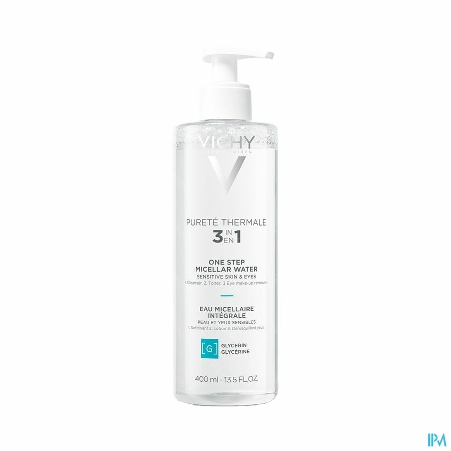 Vichy Pureté Thermale Eau Micellaire Intégrale Peau Sensible 400ml