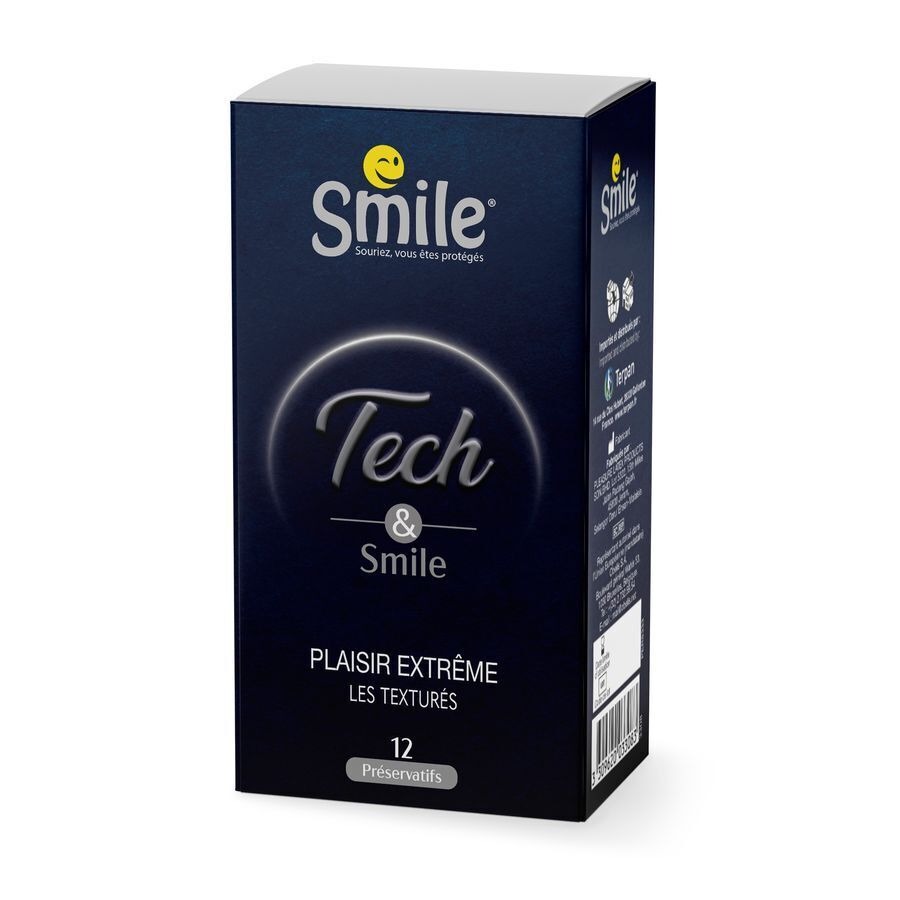 PRESERVATIFS SMILE & TECH ABA 1X12 1 BOI