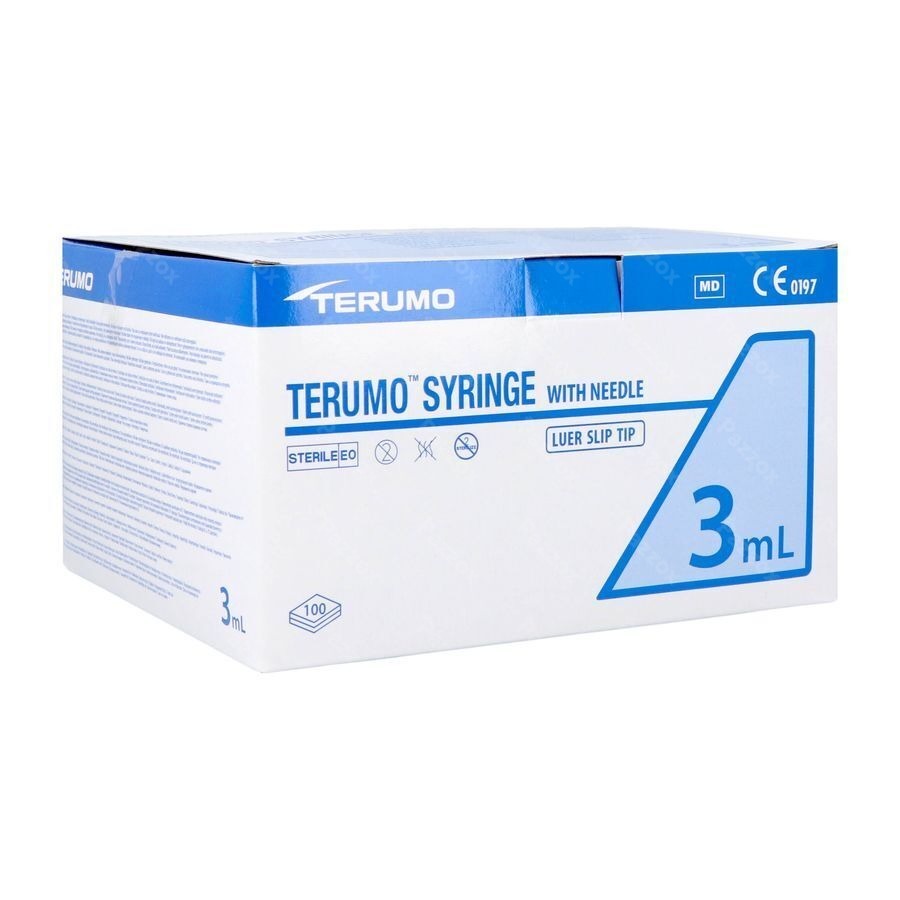 Terumo Seringue 3ml + Aig 21g 5/8 0,8x16mm St 100