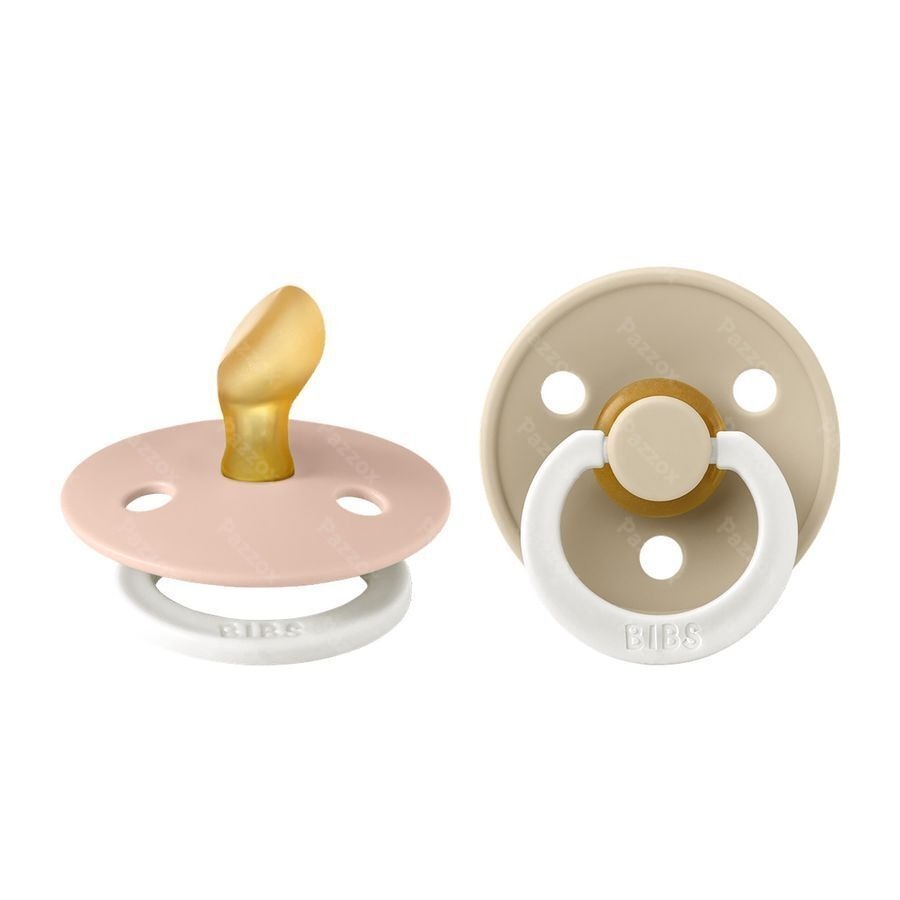 Bibs 1 Sucette Anatomic Glow Duo Vani/blush