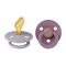 Bibs 2 Sucette Anatomic Duo Fossil/mauve
