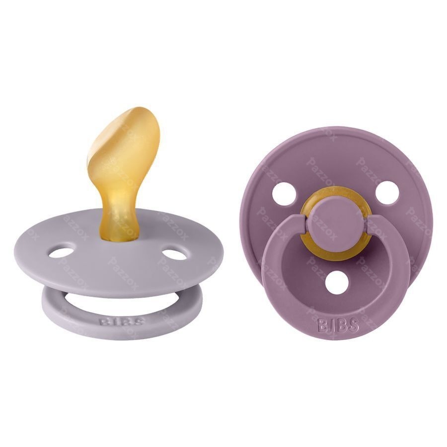 Bibs 2 Sucette Anatomic Duo Fossil/mauve