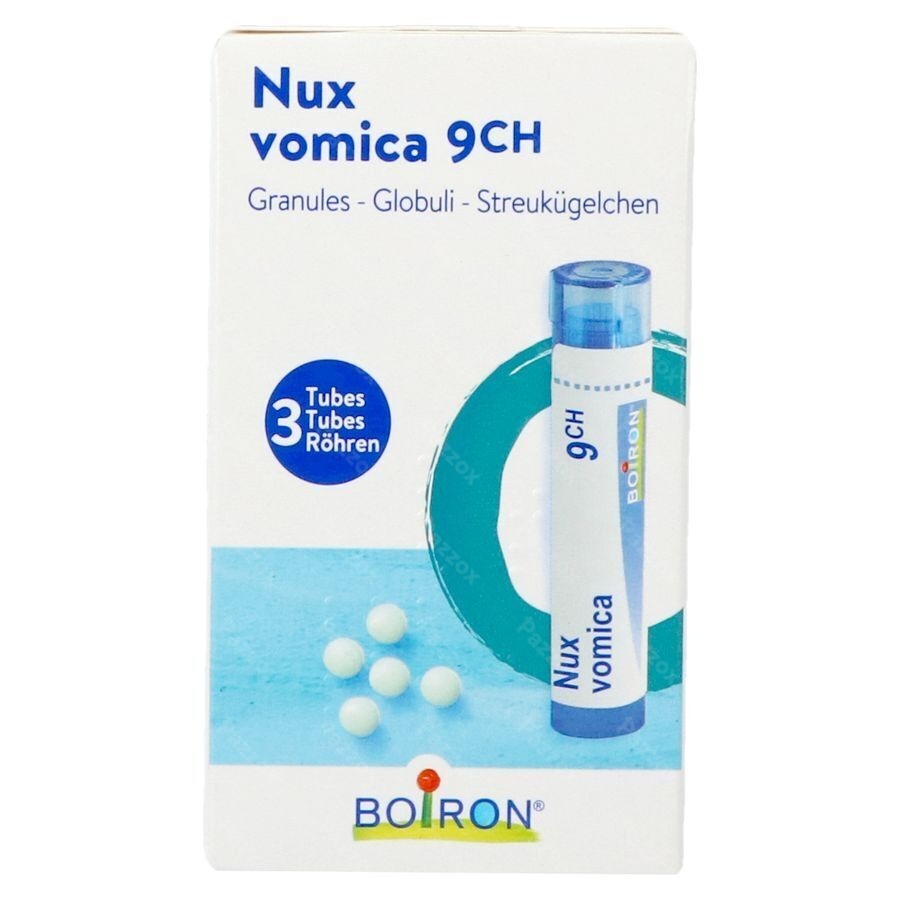 Boiron Nux Vomica 9CH Granules Homeopack 3x4g