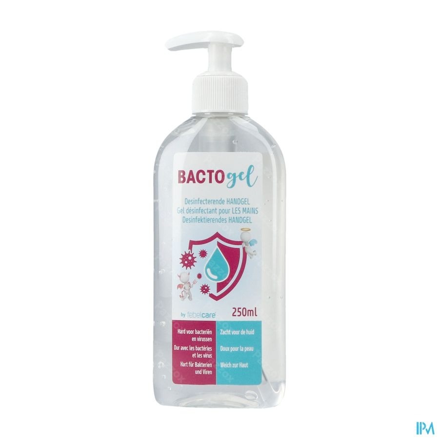 Bactogel Gel Hydroalcoolique Fl Pompe 250ml