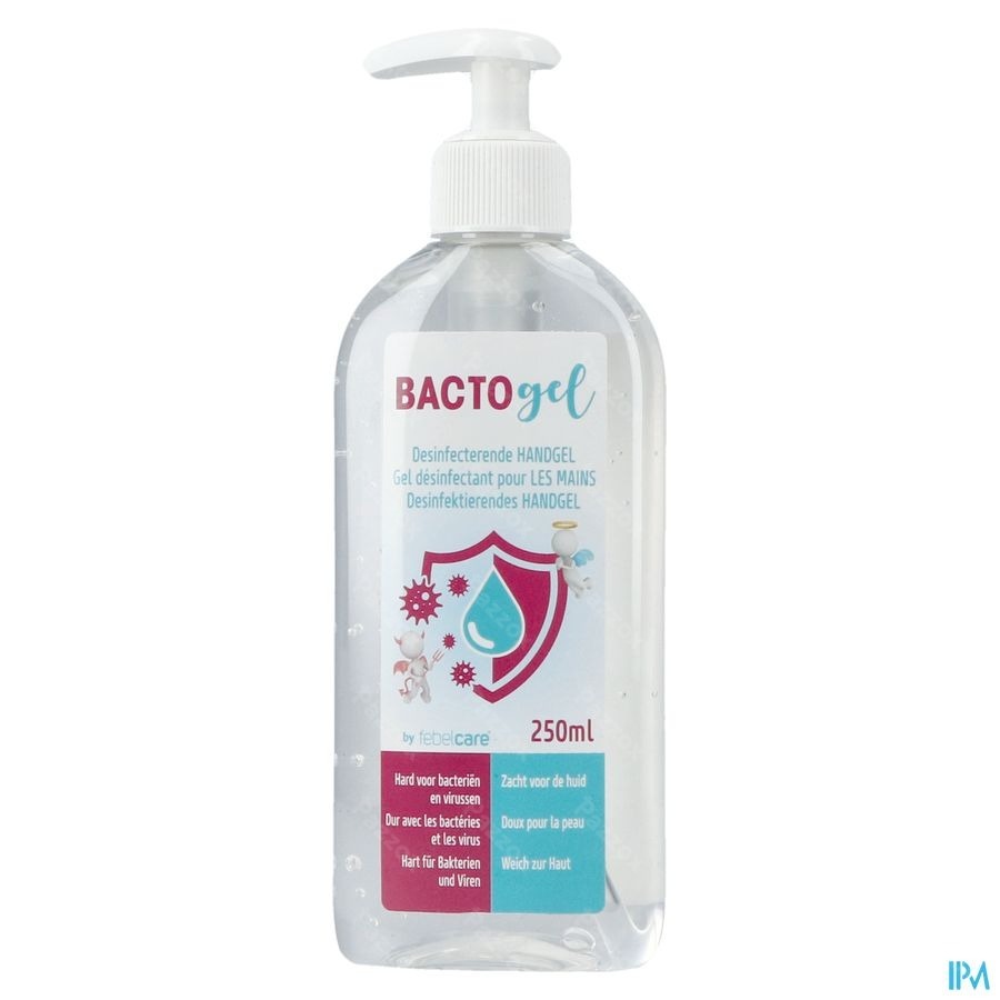 Bactogel Gel Hydroalcoolique Fl Pompe 250ml