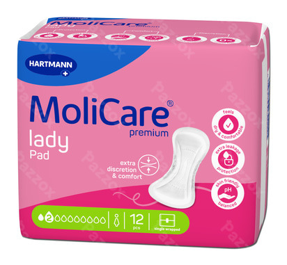Molicare Premium Lady Pad 2 Drops 26,5x11cm 12