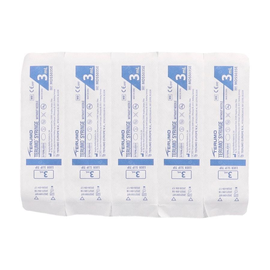 Terumo Seringue 3ml Luer-tip S/aiguille St 10