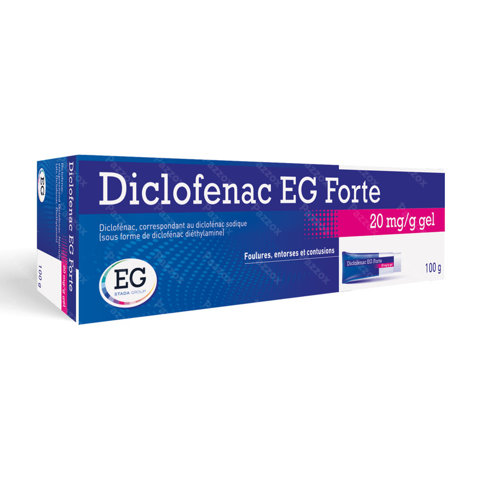 Diclofenac EG Forte 20mg/g Gel 100g 