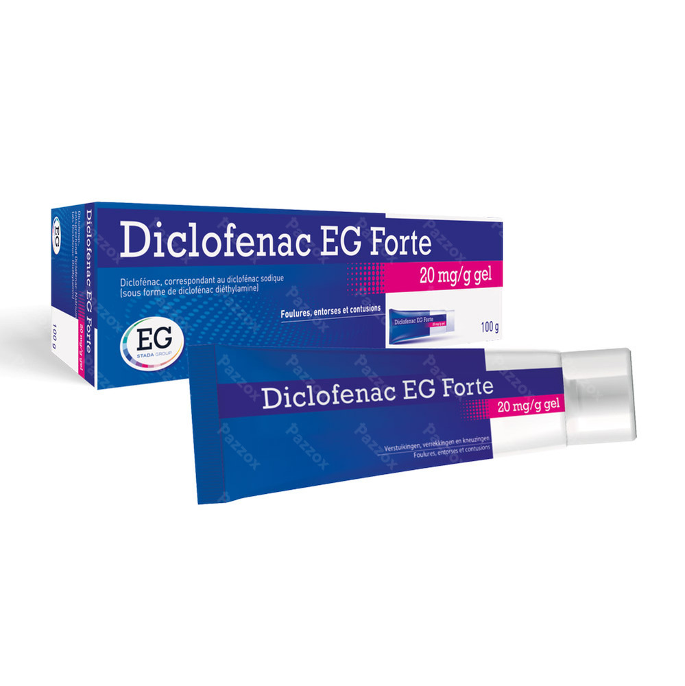 Diclofenac EG Forte 20mg/g Gel 100g 