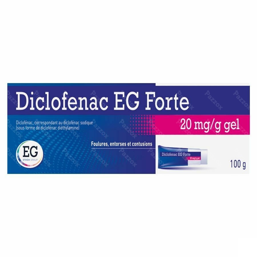 Diclofenac EG Forte 20mg/g Gel 100g 