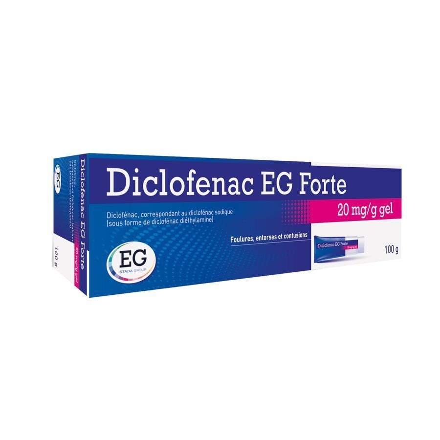 Diclofenac EG Forte 20mg/g Gel 100g 