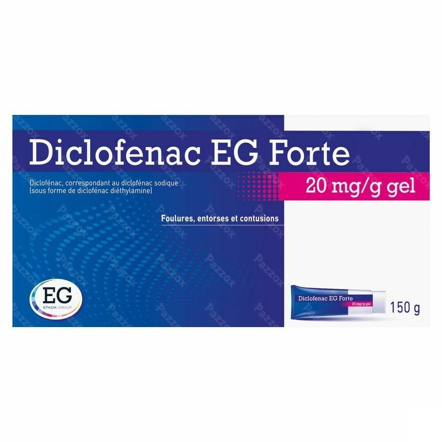 Diclofenac EG Forte 20mg/g Gel 150g 
